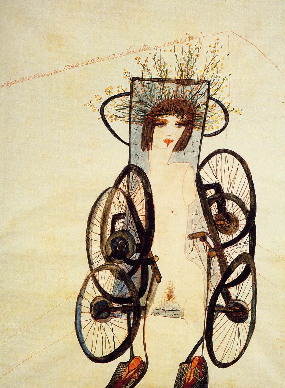 Carol Rama　Appassionata　キャロル・ラマ Rome, Alda Fendi Foundation exhibits a masterpiece by Carol
